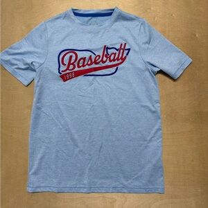 Vineyard Vines Light Blue Baseball Graphic Tee